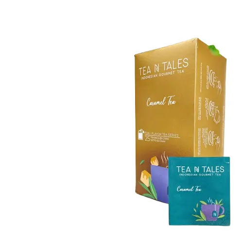 [BPT024] Tea N Tales Caramel Tea Flavour Series Box | 25 Envelope Tea Bags @2g