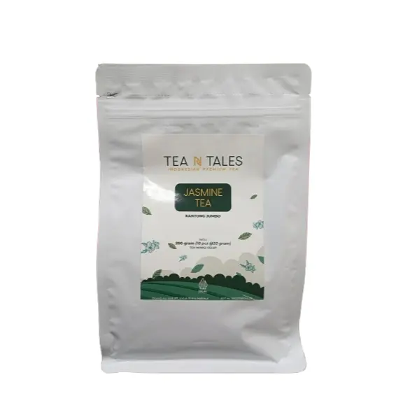 [BPT035] Tea N Tales Jasmine Tea Flavour Series Pouch Jumbo | 200 gram ( 10 pcs @20 gram)