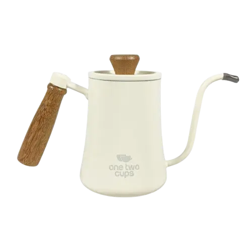 [PKTLG016] K55 White 500ml Teko Leher Angsa Gooseneck Kettle One Two Cups