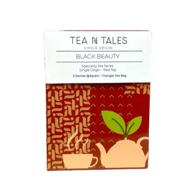 Tea N Tales - Black Beauty Box | 5 Triangle Tea Bags @3g