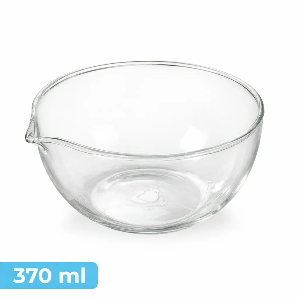 D60 370ml Transparent Matcha Mixing Bowl One Two Cups