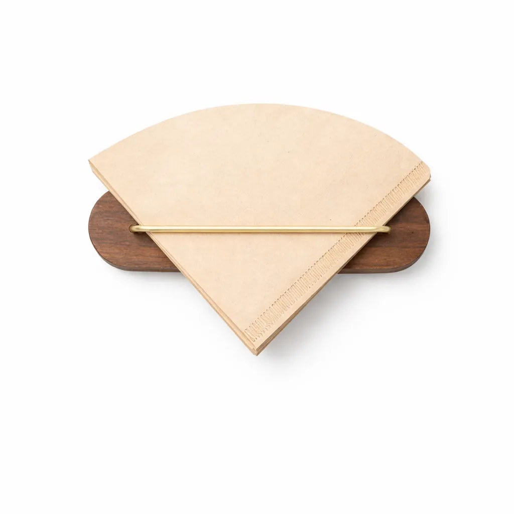 ZJ0011 Wooden Wall Tray Tempat Paper Filter V60 One Two Cups