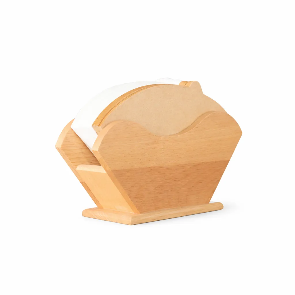 [PCTO056] ZJ013 Wooden Rack Stand Tray Tempat Paper Filter One Two Cups