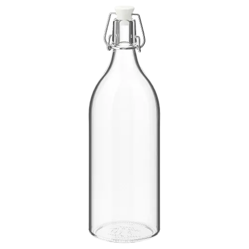 2541 1L Botol Kaca Kedap Udara Swing Bottle