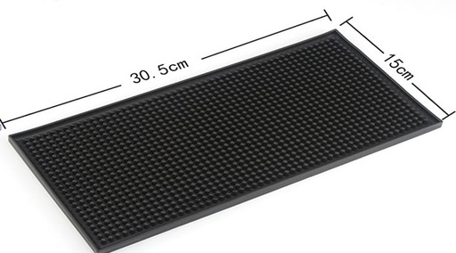 [7RHKB3BK] TY3 15x30cm Bar Mat Splash Proof Anti Slip