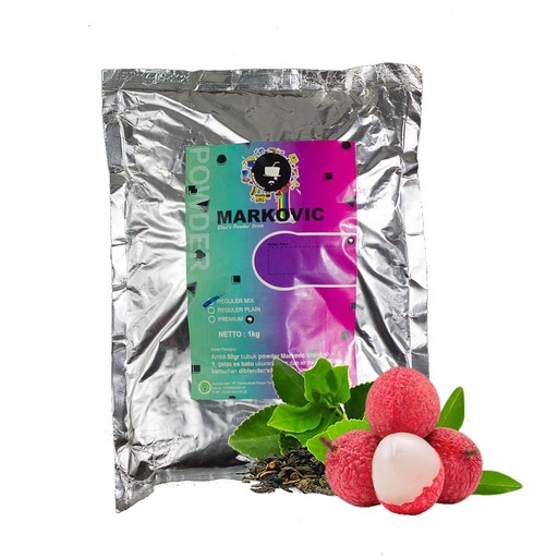 [ABPMV05015] Bubuk Minuman Markovic Leci Tea Mix