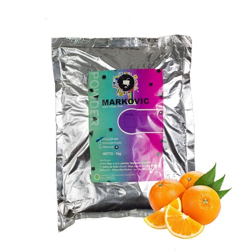 [ARF02010144] Bubuk Minuman Markovic Orange Mix