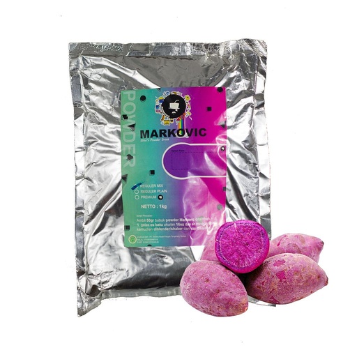[ARF02010150] Bubuk Minuman Markovic Taro Mix