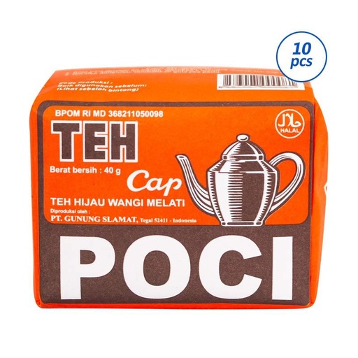 [ABPB01007] Bubuk Teh Poci Coklat 8 Gr Isi 10