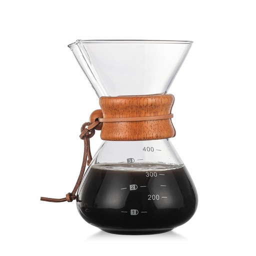[APPKM01016] Coffee Maker Pot v60 Borosilicate Glass 600ml - SE110