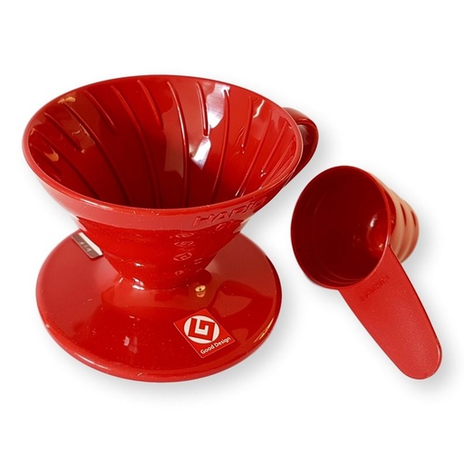 [4997642143333] Dripper V60 HARIO 01 Red
