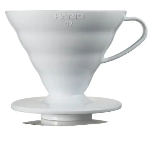 [4977642730472] Dripper V60 HARIO 02 White