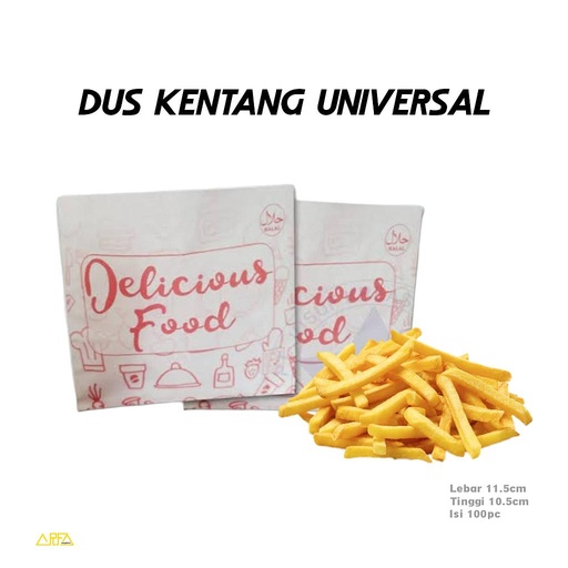 [ARF010542] Dus Kentang Universal isi 100