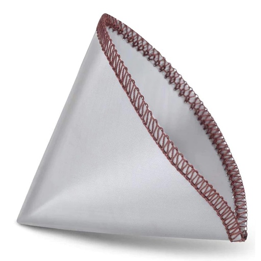 [ARF085344] Filter Penyaring Kopi V60 Cone Coffee Dripper Reusable - FGX60 - Silver