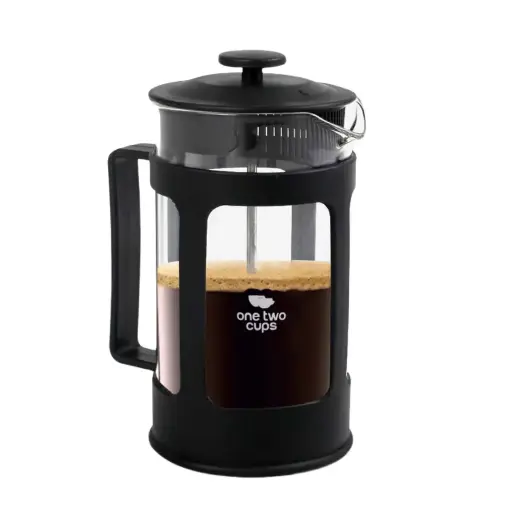 [ARF010107] One Two Cups 1000ml French Press Plunger Coffee Maker Pot Black