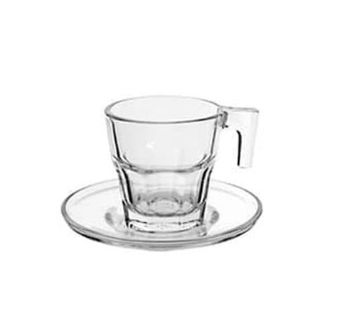 [SLOKI055B] Gelas Sloki kuping 55ml dan Tatakan