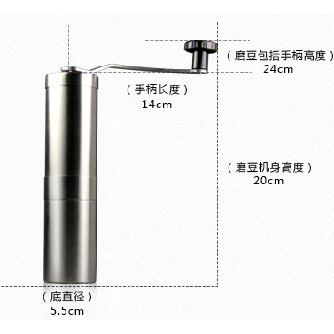 [APPKM01162] Grinder Kopi Manual Tangan ICAFILAS Silver