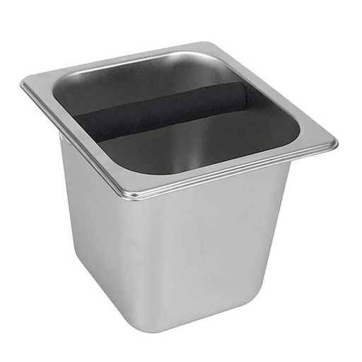 [APPKK01015] Knock Box Waste Container Barista Stainless Besar