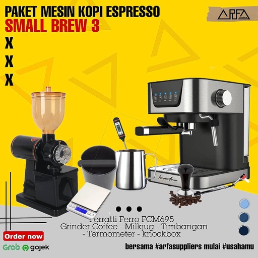 [APP01008] Paket Mesin Espresso Small Brew 3