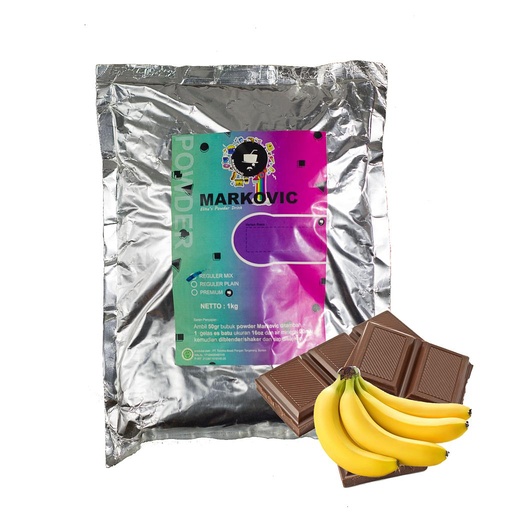 [ABPM02010] Bubuk Minuman Markovic Choco Banana Plain