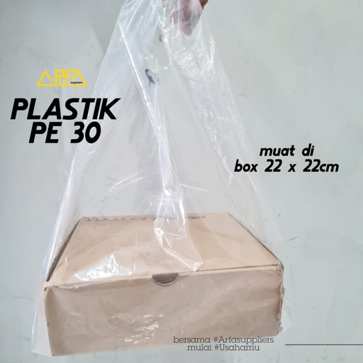 [APK01032] PE 30 Plastik Kresek / Kantong Plastik