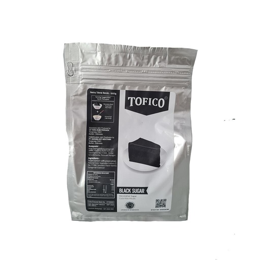 [ARF01095] Powder Tofico Black Sugar 1 kg