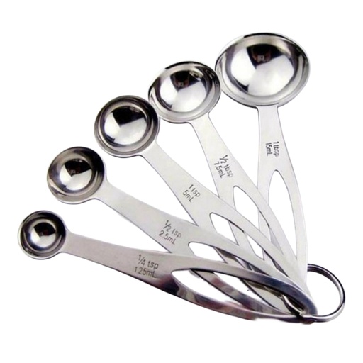 [7RHZ7HSV] S300 Sendok Takar Stainless 5 size