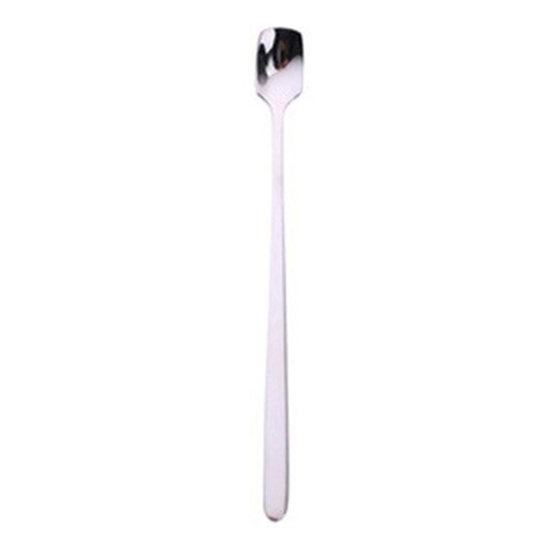 [APPS01103] Sendok Teh Gagang Panjang Long Handled Tea Spoon Stainless Steel - JUICI GGN285 - Silver