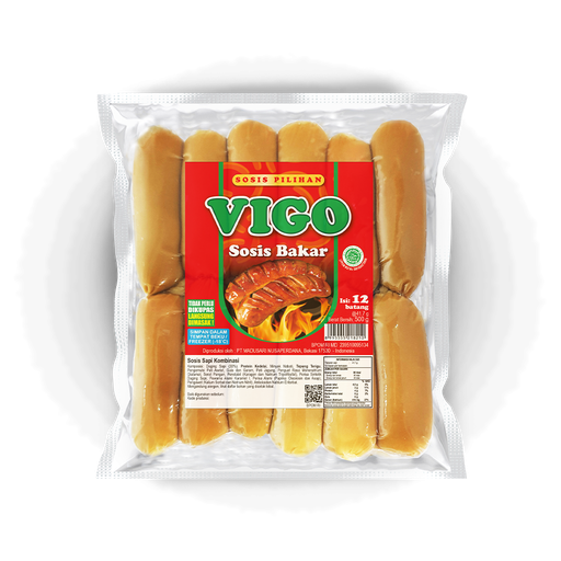 [ABF00012] Frozen Sosis Bakar Vigo isi 12