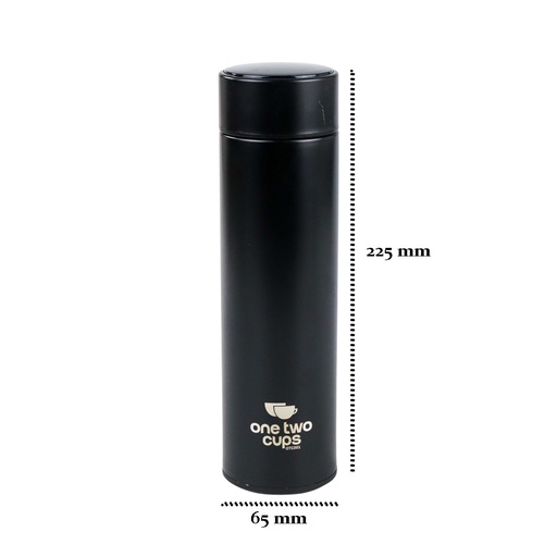 [RHHA01BK] OTC001 Black 500ml Smart Tumbler Botol Minum Termos LCD Display