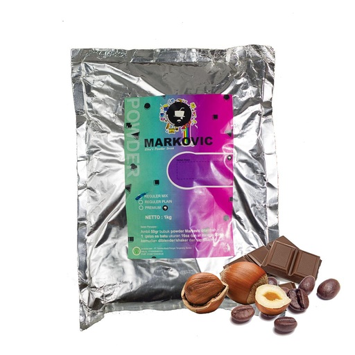 [ABPMV03011] Bubuk Minuman Markovic Hazelnut Mocha Plain