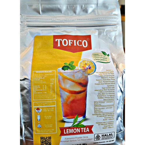 [ABPB01102] Powder Tofico Lemon Tea 1kg