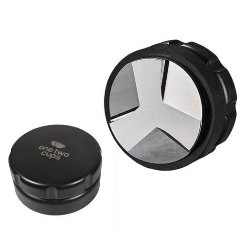 [APPKT01018] Distribution Tamper Triangle Press 58mm BLACK MACARON 