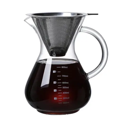 Server Chemex Coffee Maker Pot V60 800ml + filter