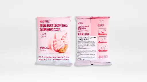 [ABS01103] Boduo Strawberry Flavored Ice Cream Powder
