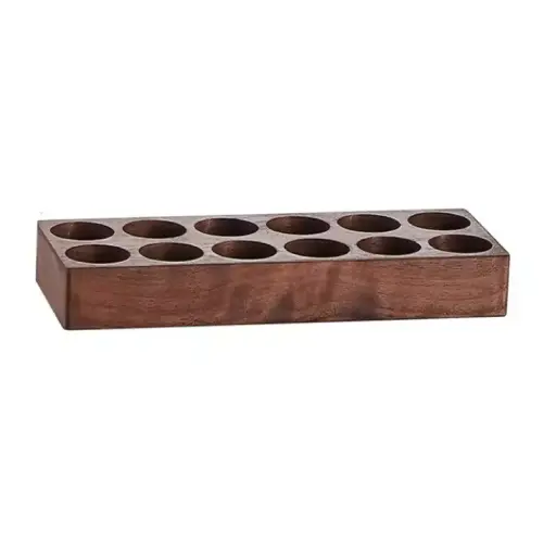 Rak Penyimpan Tabung Biji Kopi Coffee Bean Storage Display