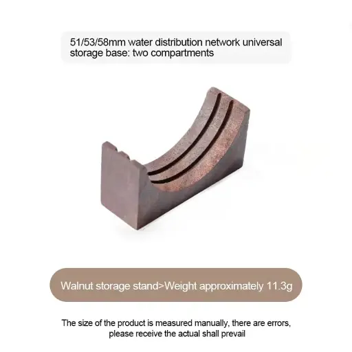 Elpinis 2 slot Rak Puck Screen Filter Holder Bracket Wooden Stand 