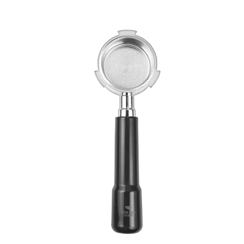 [7RHT2MBK] CG11 Black 51mm 3 Ears Portafilter Bottomless Naked