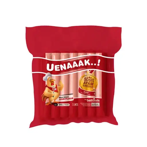 [ABF00039] Frozen Belfoods Uenaak Sosis 950 gr (isi 40)