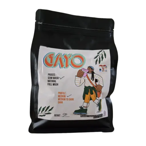[RBA1000007] Arabica Gayo Semi-Washed Roasted Beans 
