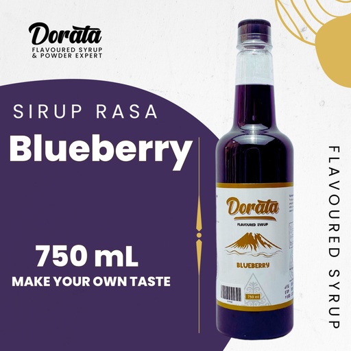 [SYP002] Sirup Dorata Blueberry 