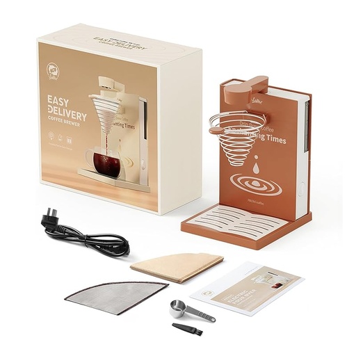 [EQTP06BR] MA2302 iCafilas Mesin Kopi Pour Over Otomatis Dripper V60 Foldable 300ml