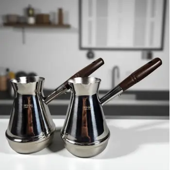 [7CHTLBSV] INU70 Silver 700ml Milk Latte Pitcher Long Handle Stainless Steel 