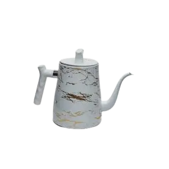 [7CHT6XWO] CH15 ELPINIS White Gold 1.5L Teko Leher Angsa Gooseneck Pour Over Kettle