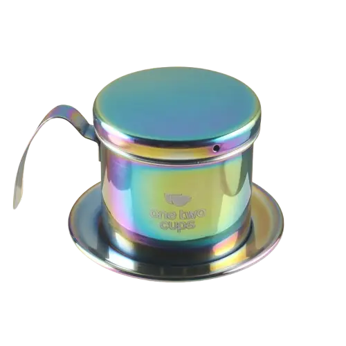 [7RHT1DMC] PF304 Multi Color 120ml Vietnam Drip Sekrup Coffee Filter Stainless One Two Cups