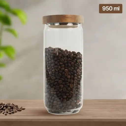 [7CHZBZTP] FG02 1L Toples Kaca Kedap Udara One Two Cups