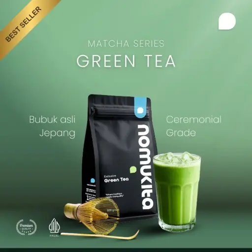 [NMKT0007] Powder Nomukita Exclusive Green Tea 500g