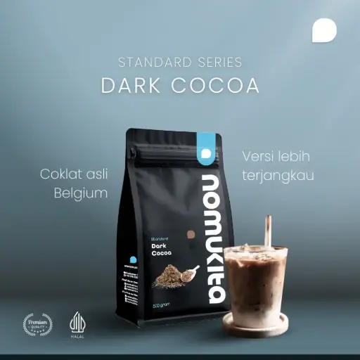 [NMKT0022] Powder Nomukita Standard Dark Cocoa 500g