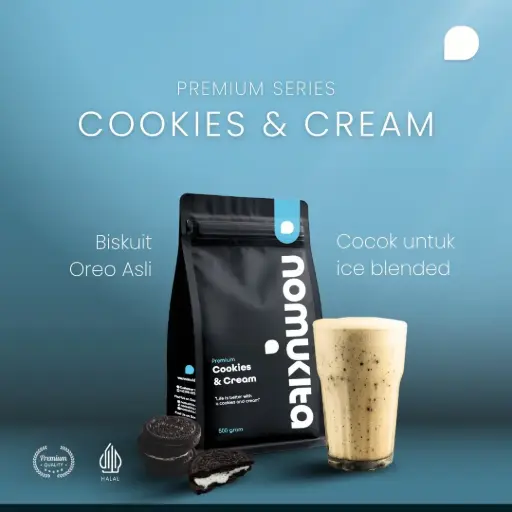 [NMKT0014] Powder Nomukita Premium Cookies & Cream 1kg