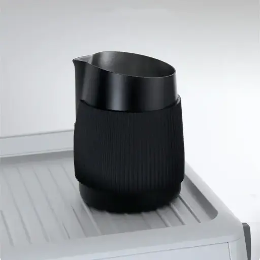 [22OR0HBK] FM42ML 420ml Black Milk Jug   